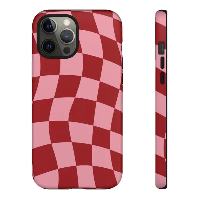 Retro Red Monochrome Phone Case