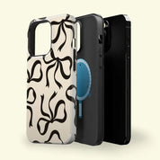 Noir Ribbon Phone Case