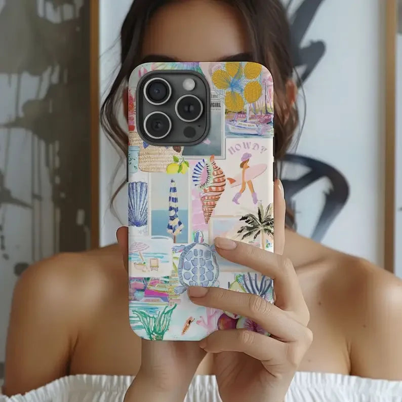 Coastal Collage Phone Case