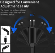 4 in 1 Retractable Charger